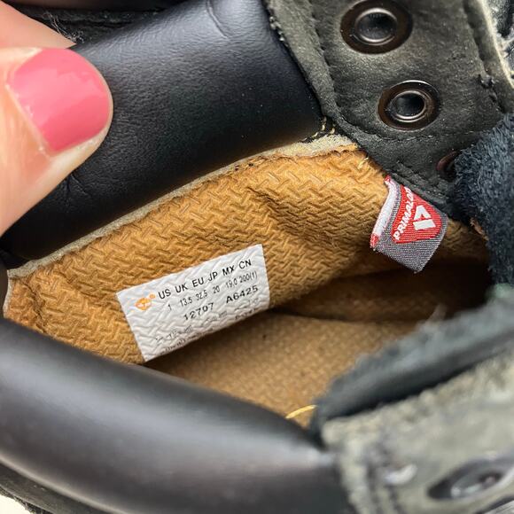 Timberland Youth Black Nubuck Waterproof Boots Sz‎ 1 Primaloft Insulated 12707 - Picture 7 of 8